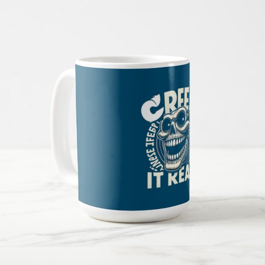 Mug halloween crâne (Devant gauche)