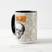Mug Halloween crâne éffrayant (Devant gauche)