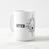 Mug Halloween crâne taureau (Devant gauche)