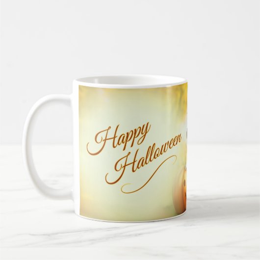 Mug Halloween cup with cute animals (Gauche)