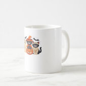 Mug Halloween Cute Ghost Citrouille Chat Classic T-Shi (Devant droit)