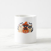 Mug Halloween Cute Ghost Citrouille Chat Classic T-Shi (Centre)