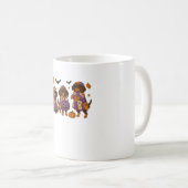 Mug Halloween Dachshund Chien Ghost (Devant droit)