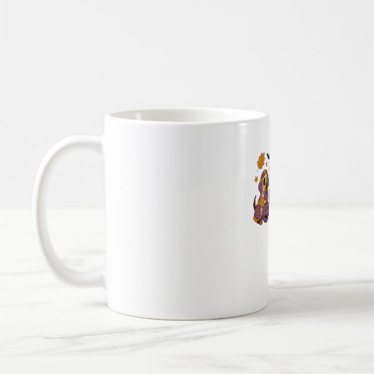 Mug Halloween Dachshund Chien Ghost (Gauche)