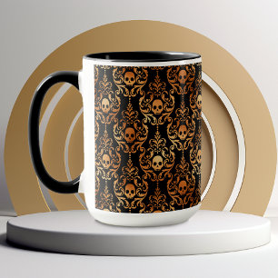 Mug Halloween Damask