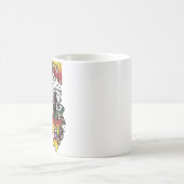 Mug Halloween Dame de chat effrayante Faucheuse Lune M (Centre)