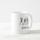 Mug Halloween Dancing Skeleton Personnaliser drôle Tex (Devant droit)