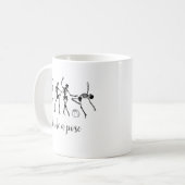 Mug Halloween Dancing Skeleton Personnaliser drôle Tex (Devant gauche)