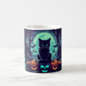 Mug Halloween de chat noir (Centre)