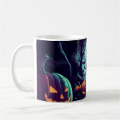 Mug Halloween de chat noir (Gauche)