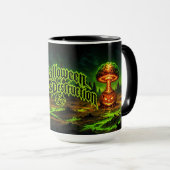 Mug Halloween de destruction massive Citrouille radioa (Devant droit)