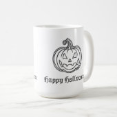 Mug Halloween de la lanterne Jack O' (Devant droit)