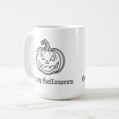 Mug Halloween de la lanterne Jack O' (Devant gauche)