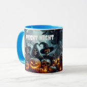 Mug Halloween de la nuit de la peur (Devant gauche)