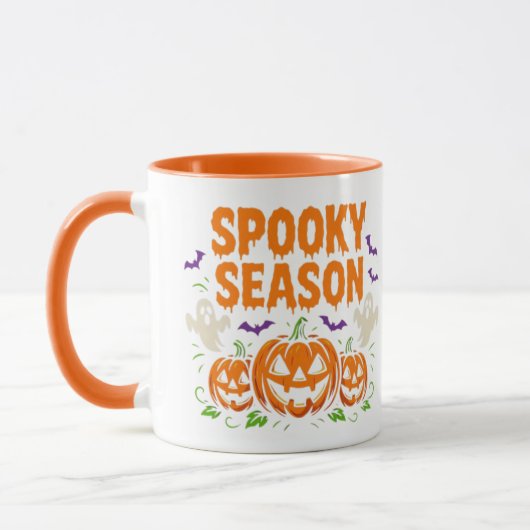 Mug Halloween de la saison éffrayante (Gauche)