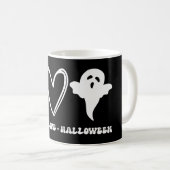Mug Halloween de l'amour de la paix (Devant droit)