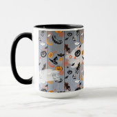 Mug Halloween de tour de partie conception en bois de (Gauche)