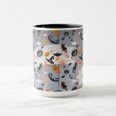 Mug Halloween de tour de partie conception en bois de (Centre)