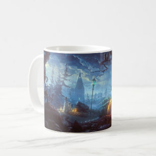 Mug Halloween Déplaisant Night Jack-O Lantern arbre ha
