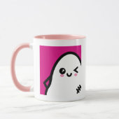 Mug Halloween déplaisante du fantôme d'oeufs | Ajouter (Gauche)