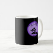 Mug Halloween des chats noirs (Devant droit)
