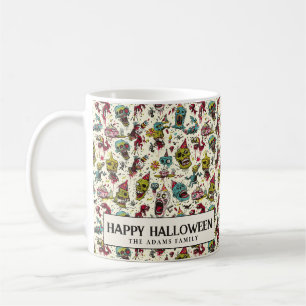 Mug Halloween des crânes caricaturaux déplaisants