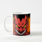 Mug Halloween Diable Personnalisé Café Mug, Coupe (Gauche)