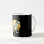 Mug Halloween Dinosaur T rex Citrouille maman (Devant droit)