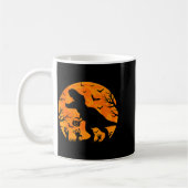 Mug Halloween Dinosaur T Rex With Pumpkin Dinosaur Hal (Gauche)