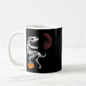 Mug Halloween Dinosaure Squelette T Rex Épouvantable G (Gauche)