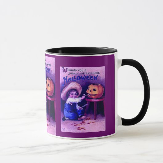 Mug Halloween divertissant vintage (Droite)