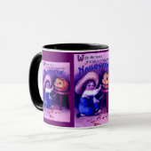 Mug Halloween divertissant vintage (Devant gauche)