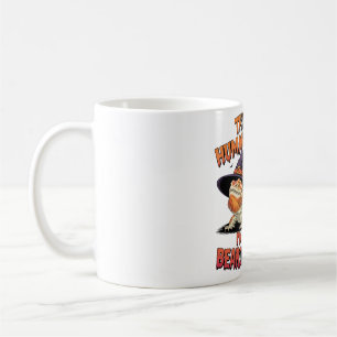 Mug Halloween Dragon à poils Costume de sorcière Art