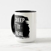 Mug Halloween drôle Creep It Real (Devant gauche)