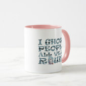 Mug halloween drôle dire (Devant droit)