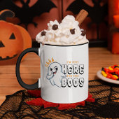 Mug Halloween drôle jeu de fantôme juste ici pour les 