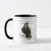 Mug Halloween, Edgar Allen Poe, Raven, Nevermore (Gauche)