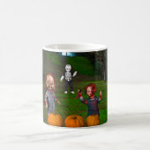 Mug Halloween effrayant. (Centre)