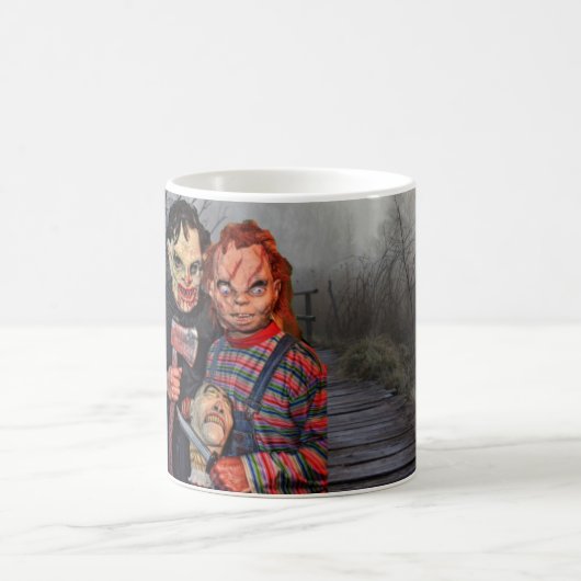 Mug Halloween effrayant. (Centre)