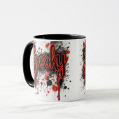 Mug Halloween éffrayant (Devant gauche)