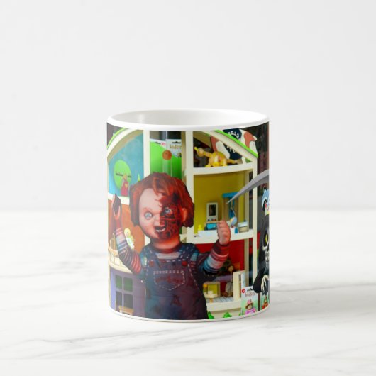 Mug Halloween effrayant. (Centre)