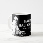 Mug Halloween éffrayant avec fantôme (Devant gauche)