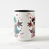 Mug Halloween Éffrayant Boo (Centre)