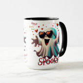 Mug Halloween Éffrayant Boo (Devant droit)