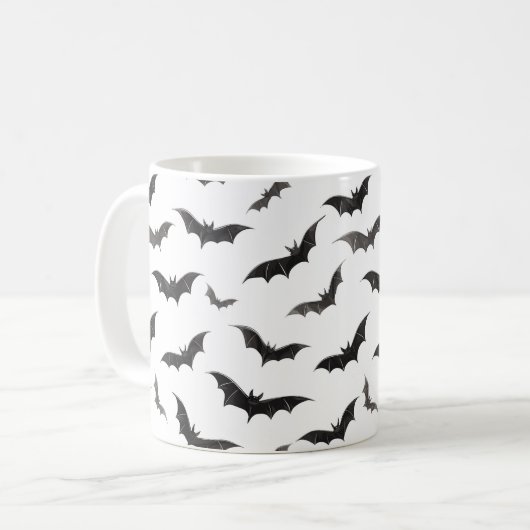 Mug Halloween éffrayant chauves-souris (Devant gauche)