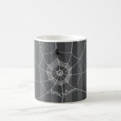 Mug Halloween Éffrayant effrayant mignon araignée Web (Centre)