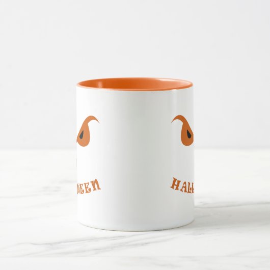 Mug Halloween éffrayant effrayant visage (Centre)