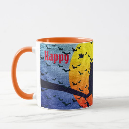 Mug Halloween Éffrayant élégant (Gauche)