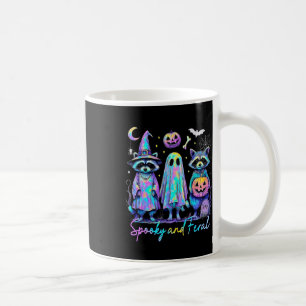 Mug Halloween éffrayant Et Feral Raccoon Witch Ghost J