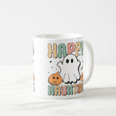 Mug Halloween Éffrayant Fantôme Colorful Salutation (Devant droit)